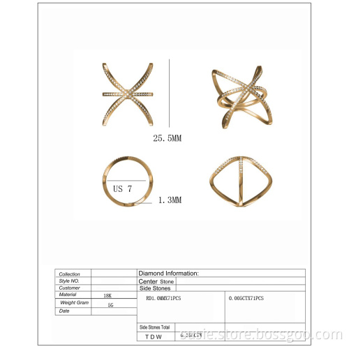 Hot Sale in US Thin Pave Fashion Light Weight Micro Setting Ring Wholesale Sterling 925 Silver CZ Stone Gold Plated Jewelry